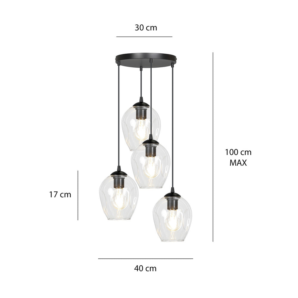 Emibig Istar 4 Premium Black/Transparent Pendant