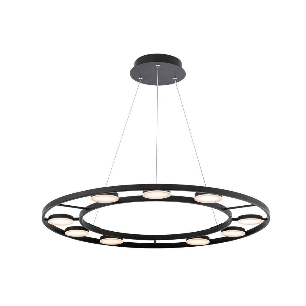 Maytoni Fad Black/Black LED Pendant Light x 9