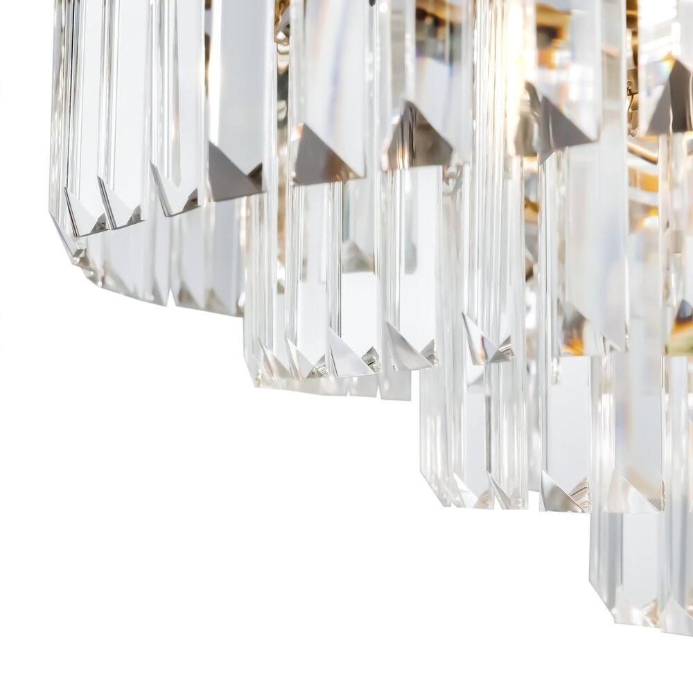 Maytoni Revero Brass/Yellow Pendant Light 12 Bulbs
