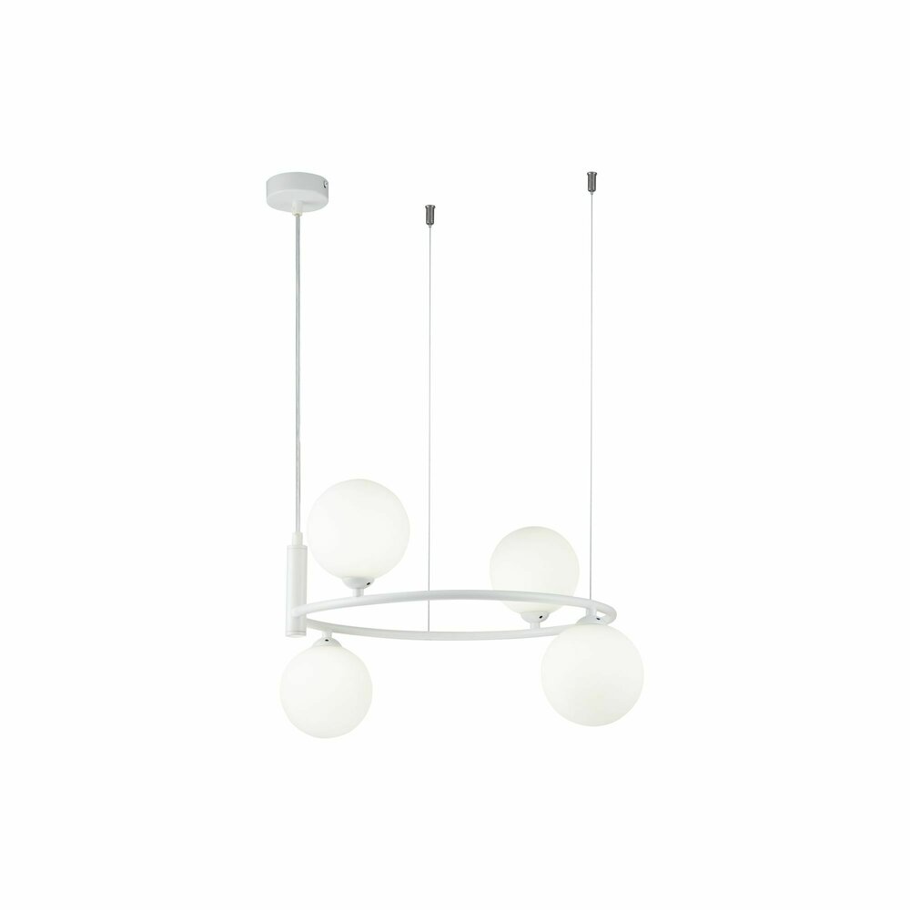 Maytoni Ring Pendant White/White 4 Bulbs
