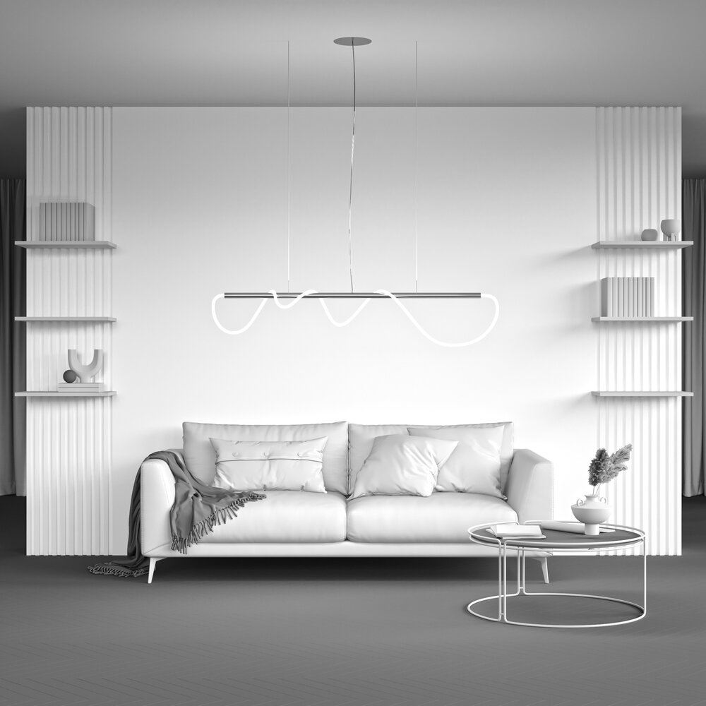 Maytoni Tau Pendant Gold/White LED