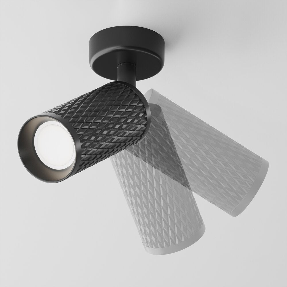 Maytoni Focus Design Black 1 Bulb Ceiling Lamp