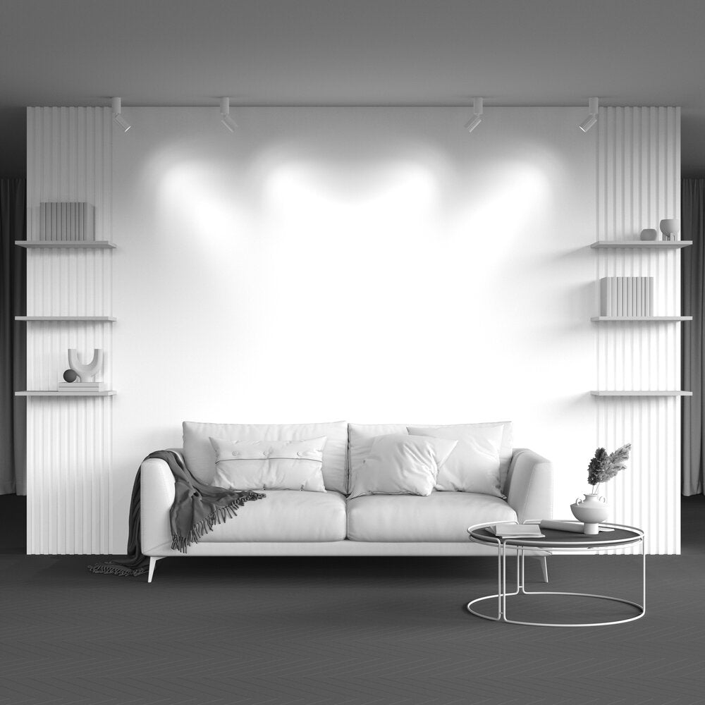 Maytoni FOCUS S White Ceiling Light 1 Bulb 6 x 21 cm