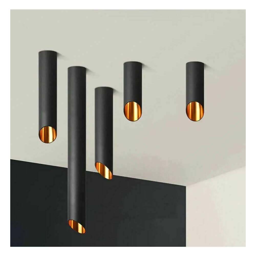 Black/Copper Ceiling Light 30 cm GU-10 Rea Modern APP572-1C