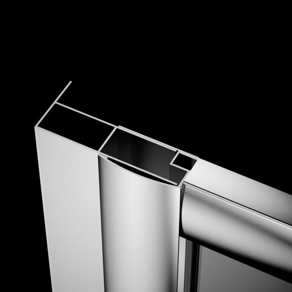 Профил за разширение Radaway Premium Plus DWJ/DWD 4 cm хром гланц монтаж на фиксирана част