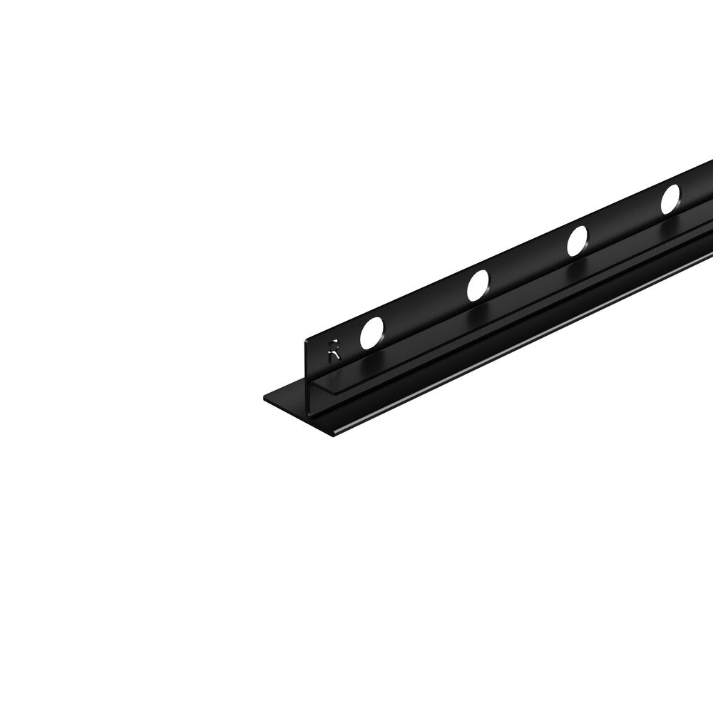 Наклонен профил вдясно за стъкло Balneo Floor Strips 170 cm матово черно покритие