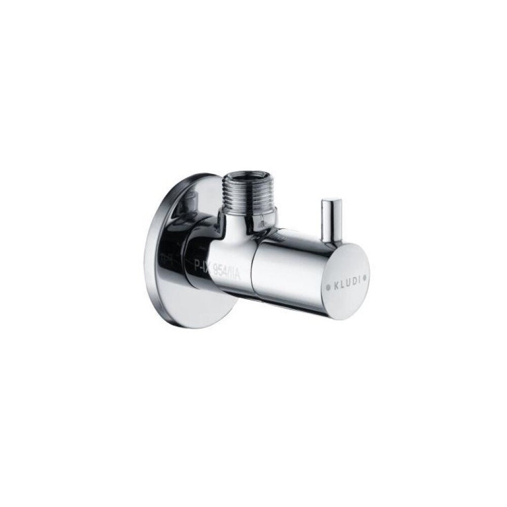Kludi Corner Faucet Brass with Ceramic Cartridge 1/2-3/8