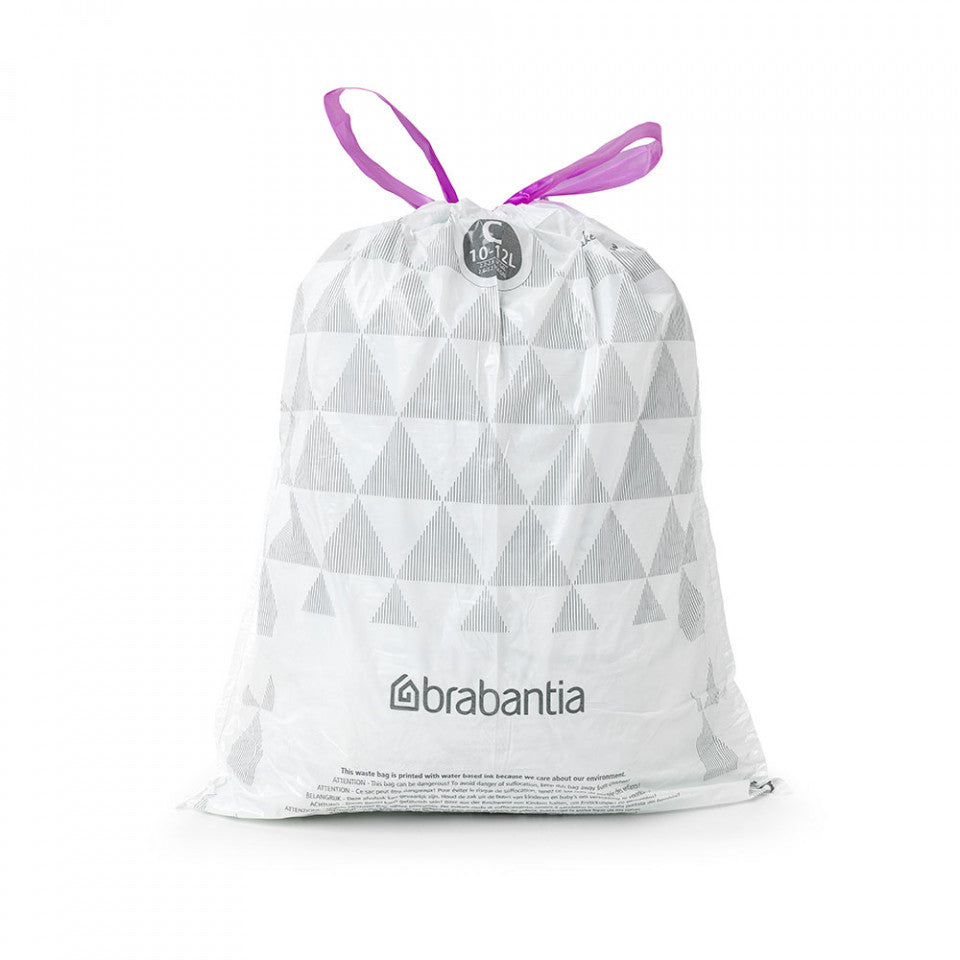 Чанта за боклук Brabantia PerfectFit Sort&Go/Touch N размер C, 10-12L, 40 бр., пакет 1005487