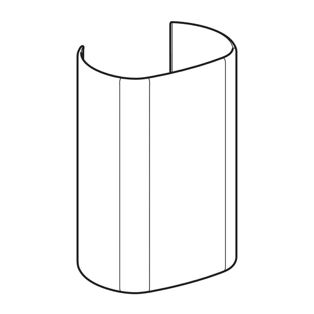 Geberit One Semi-Pedestal for Washbasin White