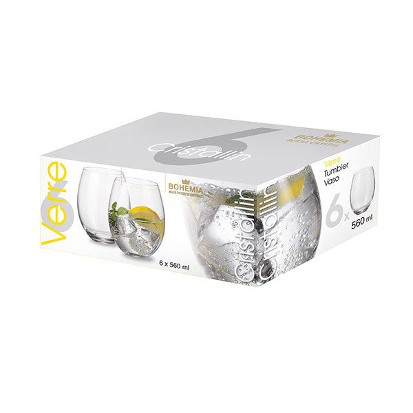 Комплект чаши Bohemia Royal Cristallin, 6 бр., 560 ml 1000105