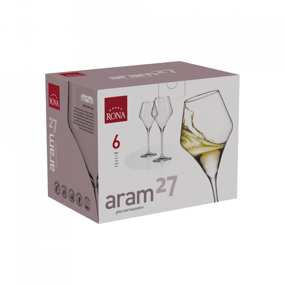 Комплект чаши Rona Aram 6508, 6 бр., 500 мл 1001113