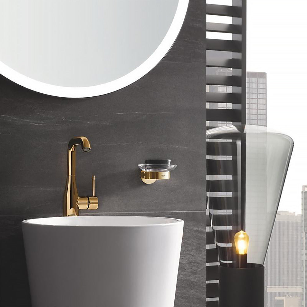Grohe Essentials Support for Glass or Soap Dish in Cool Sunrise Glossy Gold