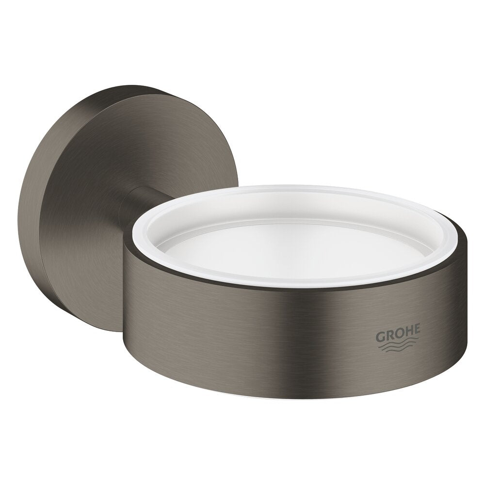 Grohe Essentials Brushed Graphite Glass/Soap Dispenser