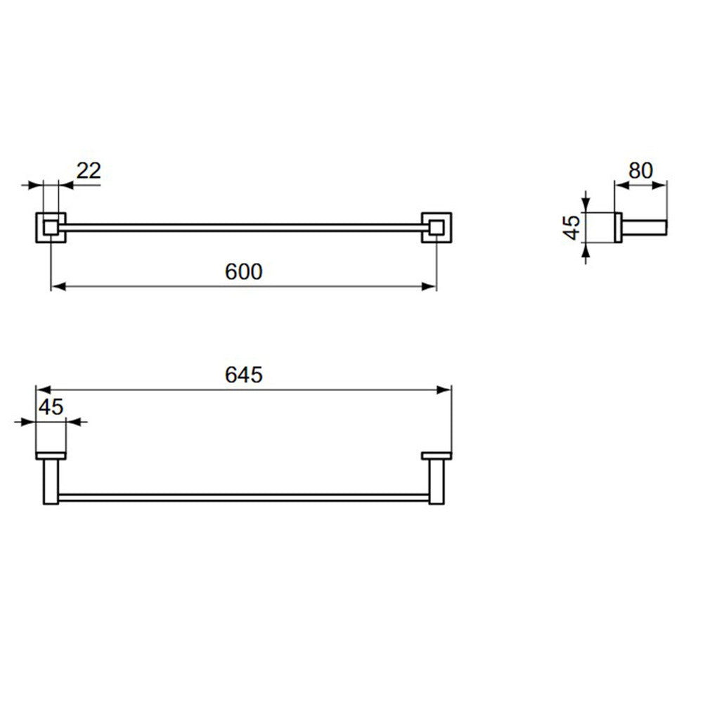 Държач за кърпи Ideal Standard IOM 60 см