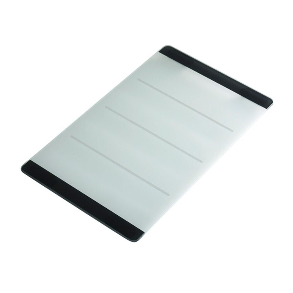 Alveus Line Tempered Glass Cutting Board White - Black