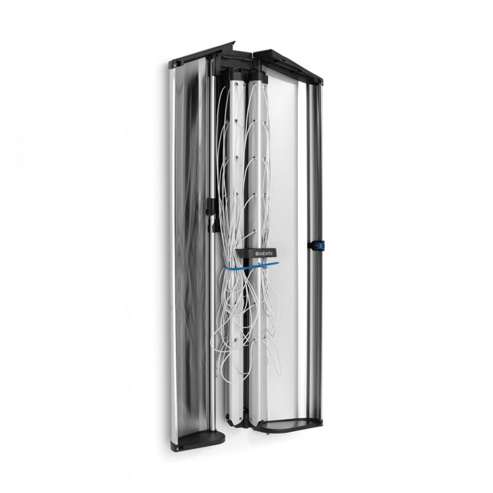 Сушилник за дрехи Brabantia WallFix 24м, сив металик, кутийка 90300272