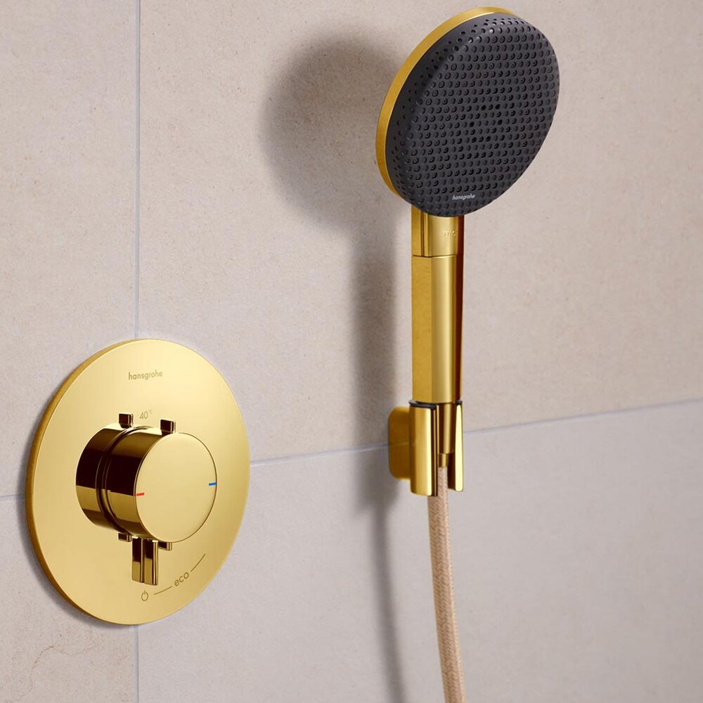 Държач за душ Hansgrohe Porter Fine в лъскаво злато