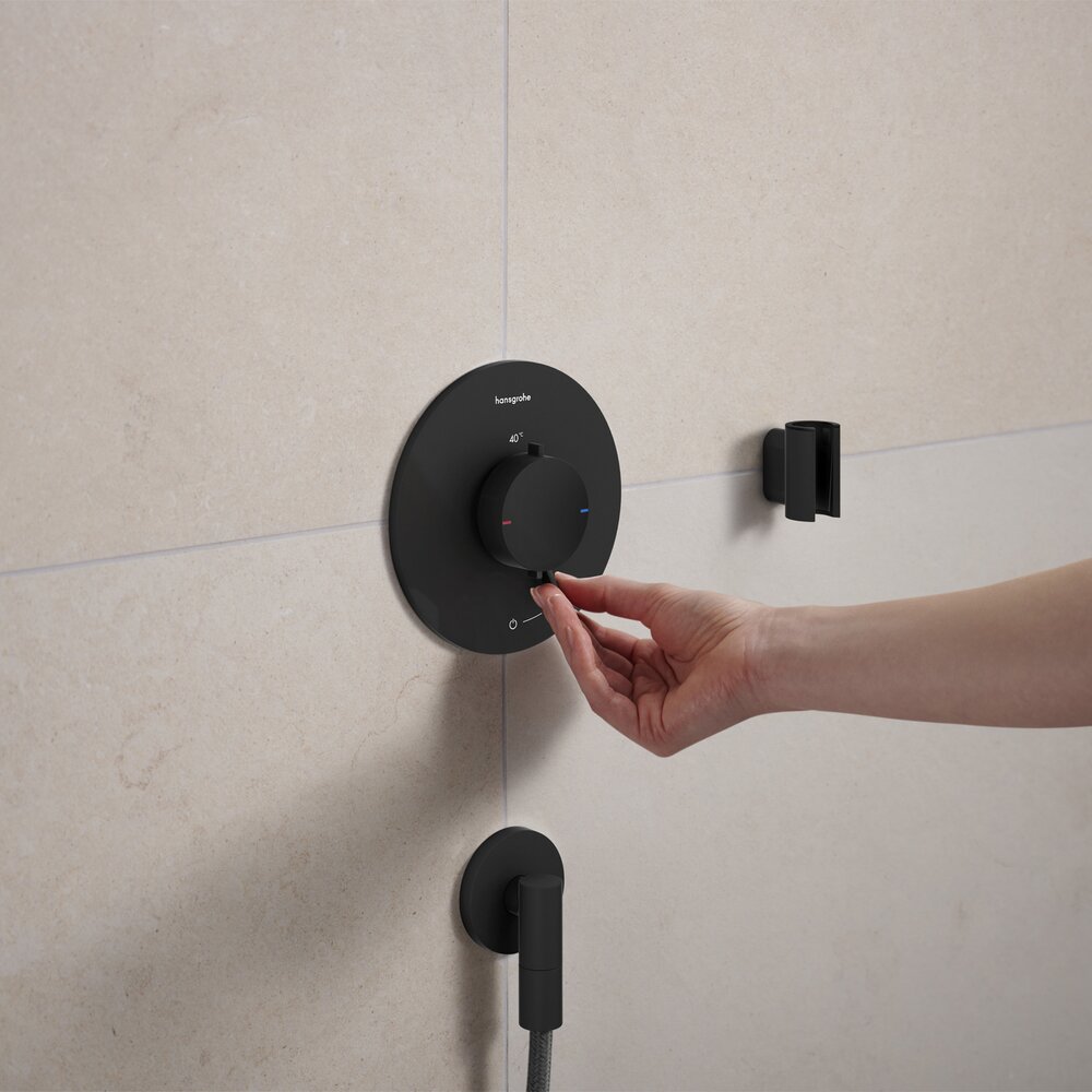 Държач за душ Hansgrohe Porter Fine матово черен