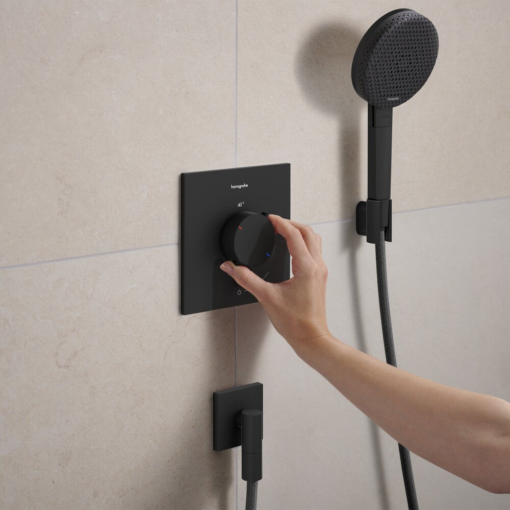 Държач за душ Hansgrohe Porter Fine матово черен