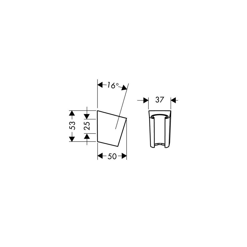 Душ закачалка Hansgrohe Porter S хром