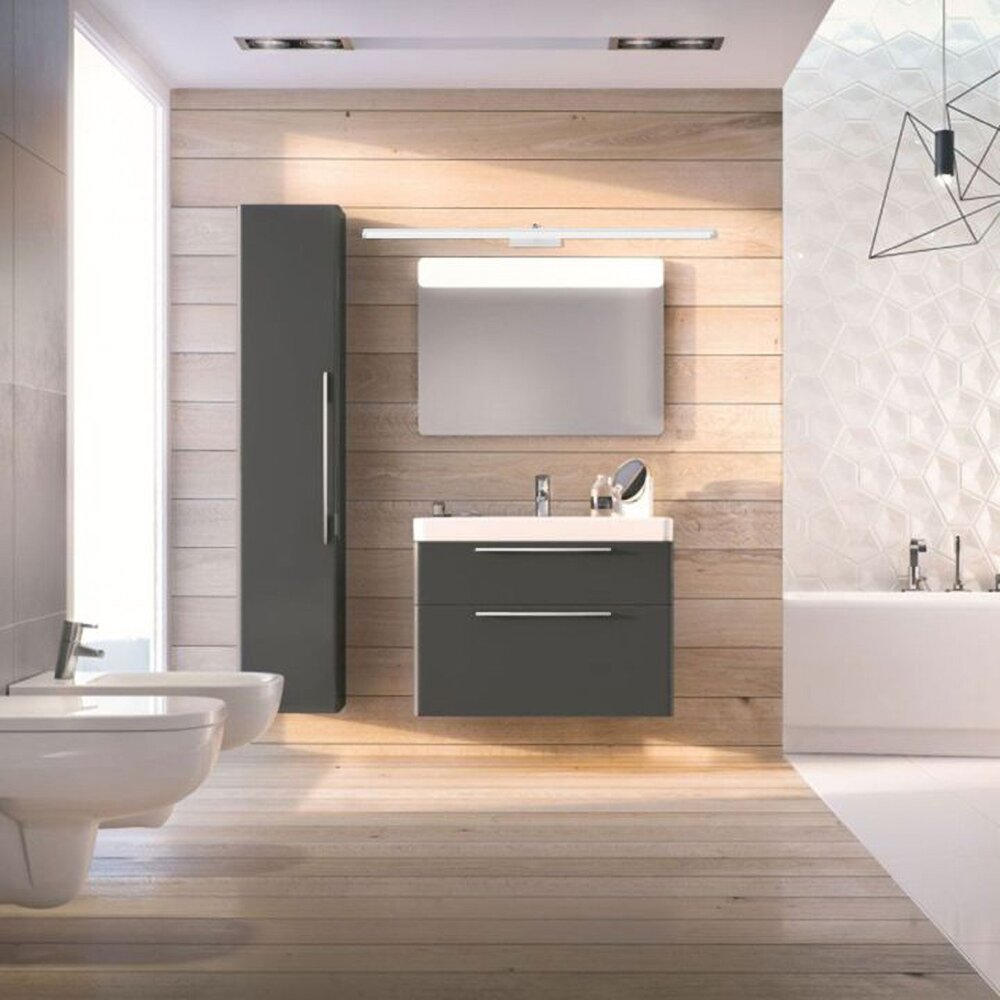Rea 20W Bathroom Wall Light 100 cm White APP376-1W