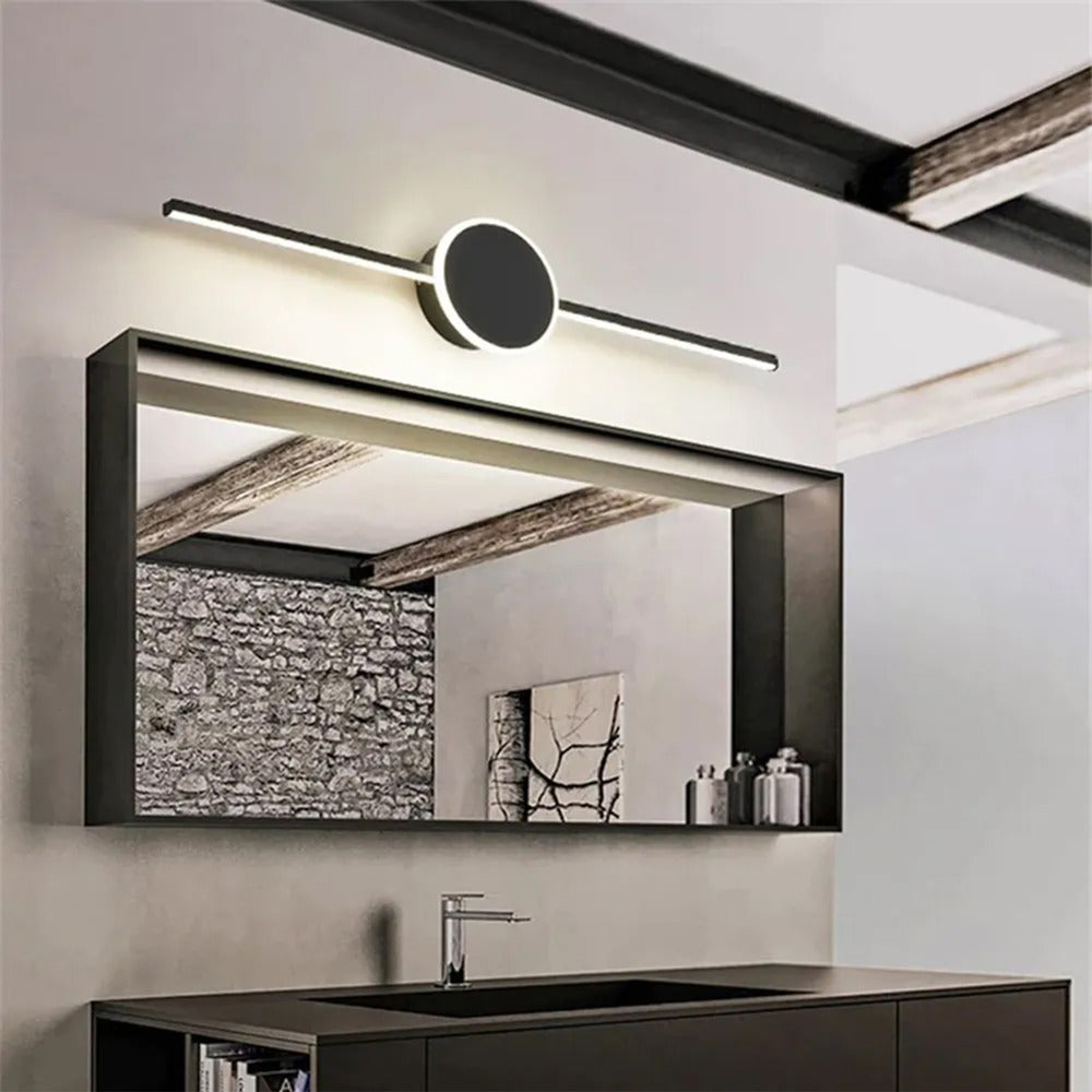 Rea APP849-1W Bathroom Wall Light Black 60 cm