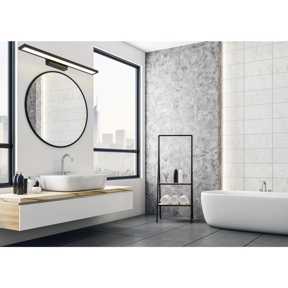 Аплика за баня Rea Flat APP840-1W черна 60 см