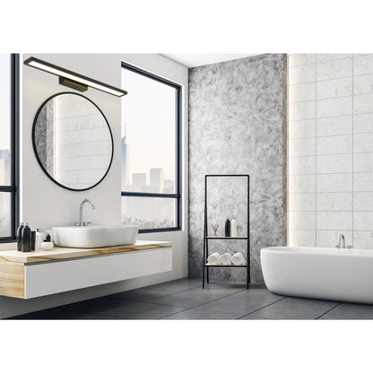 Аплика за баня Rea Flat APP840-1W черна 60 см