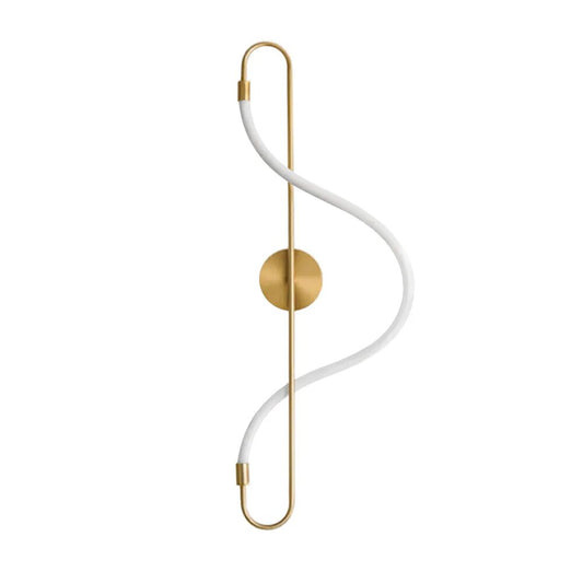 Rea APP858-W LED Wall Sconce in Glossy Gold