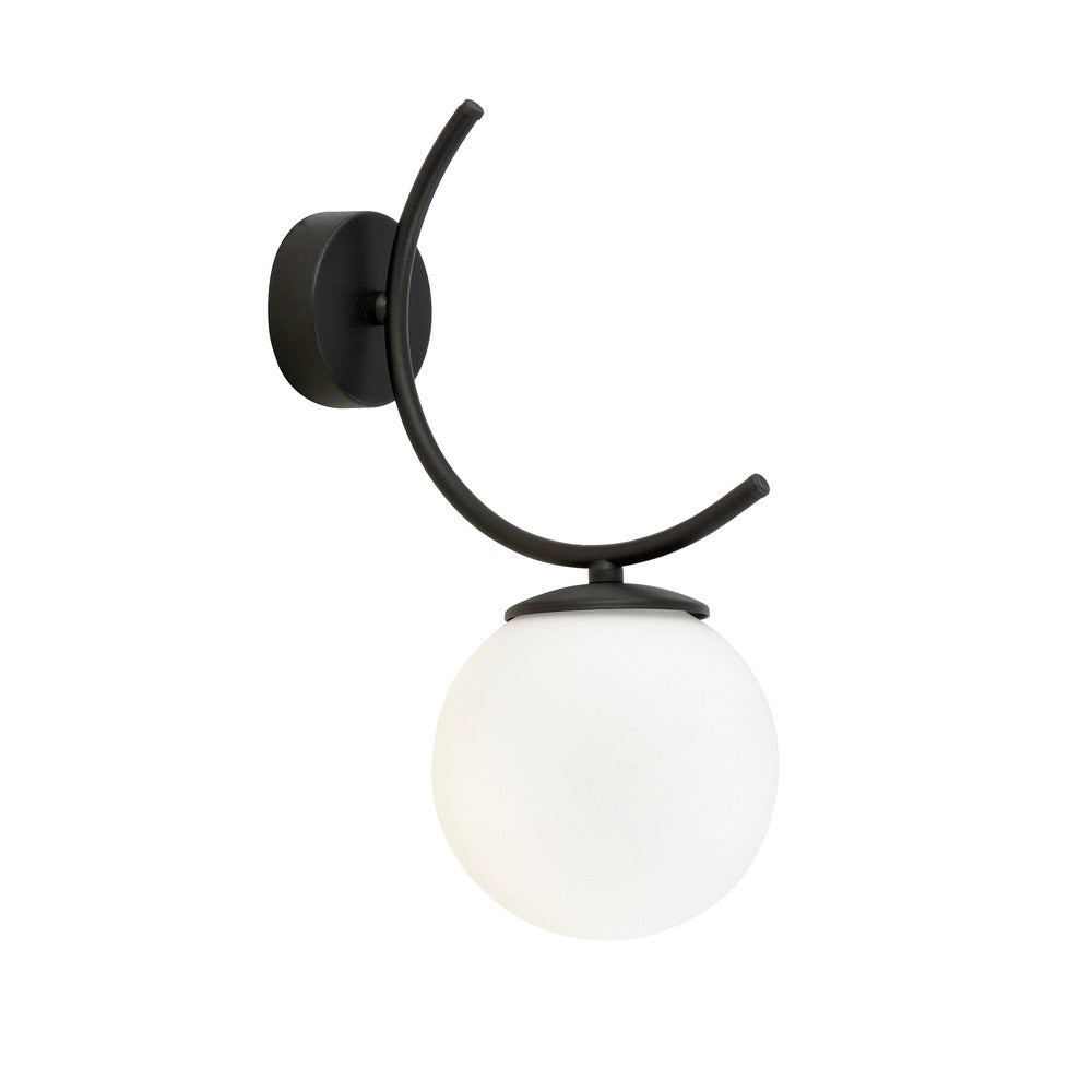 Emibig Boston 1 Wall Lamp Black/White