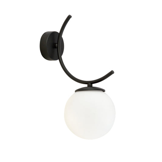 Emibig Boston 1 Wall Lamp Black/White