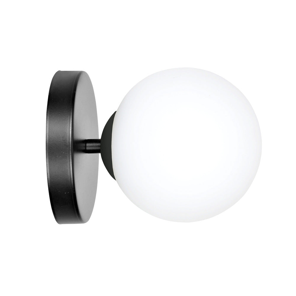 Emibig Halldor 1 Wall Lamp Black/White