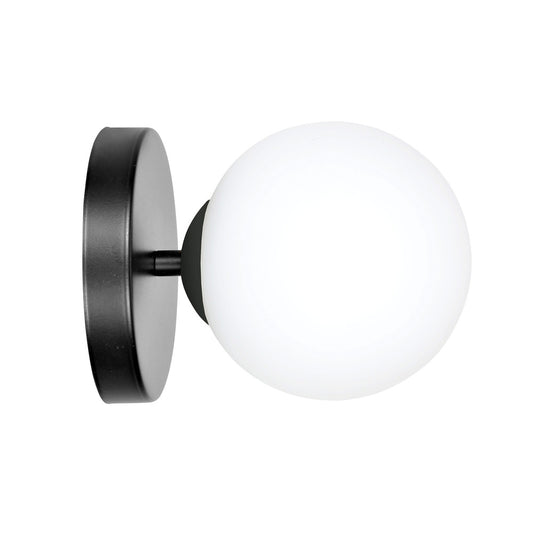 Emibig Halldor 1 Wall Lamp Black/White
