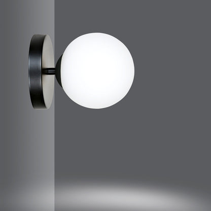 Emibig Halldor 1 Wall Lamp Black/White