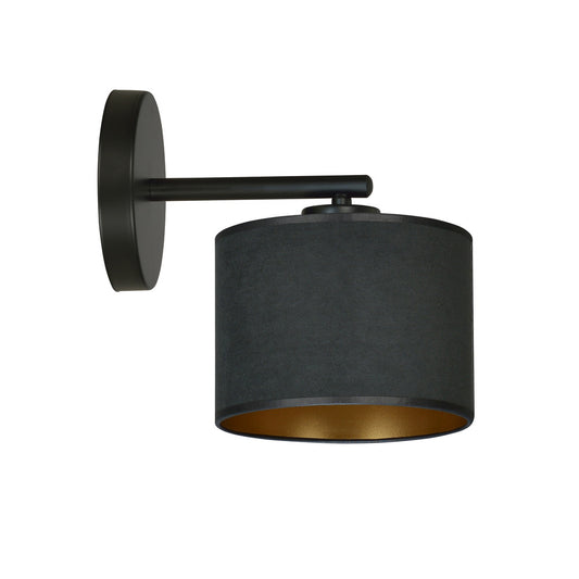 Emibig Hilde 1 Black/Black Wall Sconce