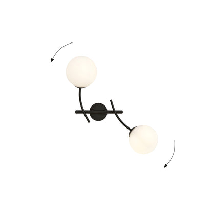 Emibig Hunter 2 Black/White Wall Lamp