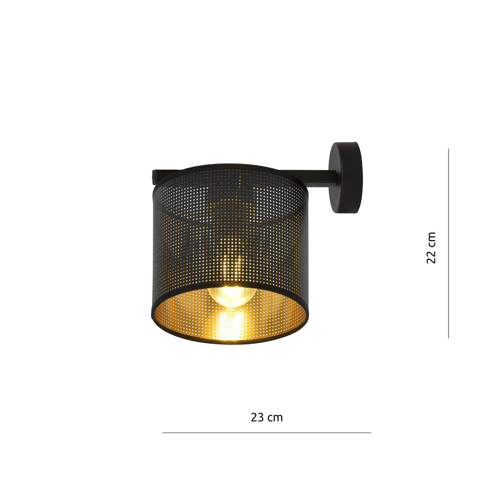 Emibig Jordan 1 Black/Gold Wall Lamp
