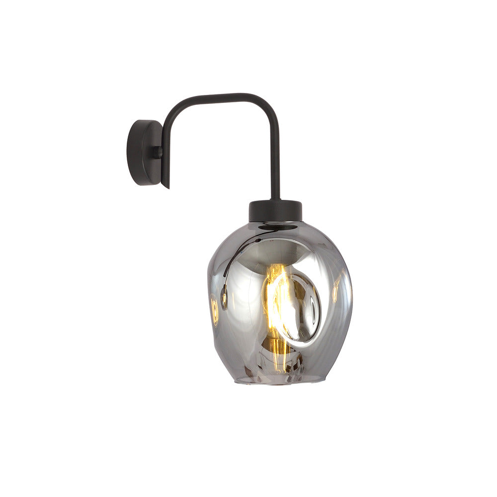 Emibig Lukka 1 Black/Graphite Wall Lamp