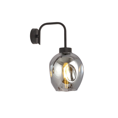 Emibig Lukka 1 Black/Graphite Wall Lamp