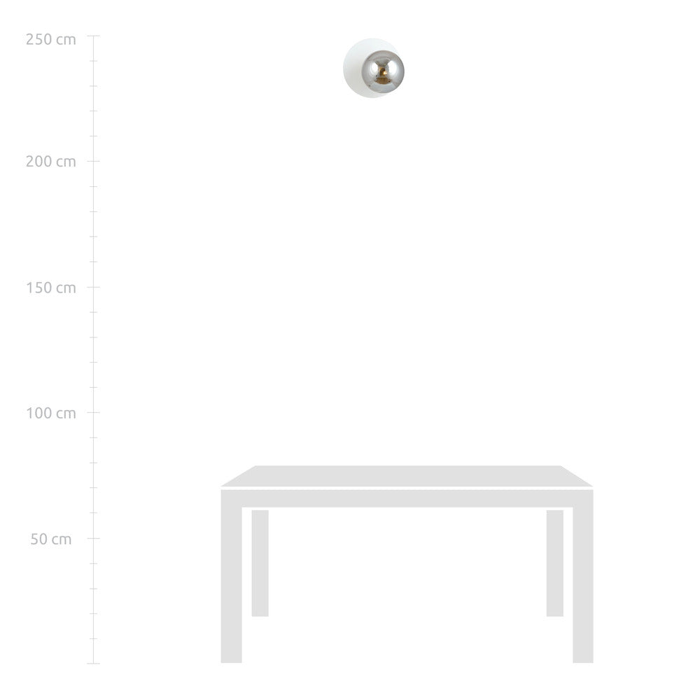 Wall lamp Emibig Oslo K1 white/graphite