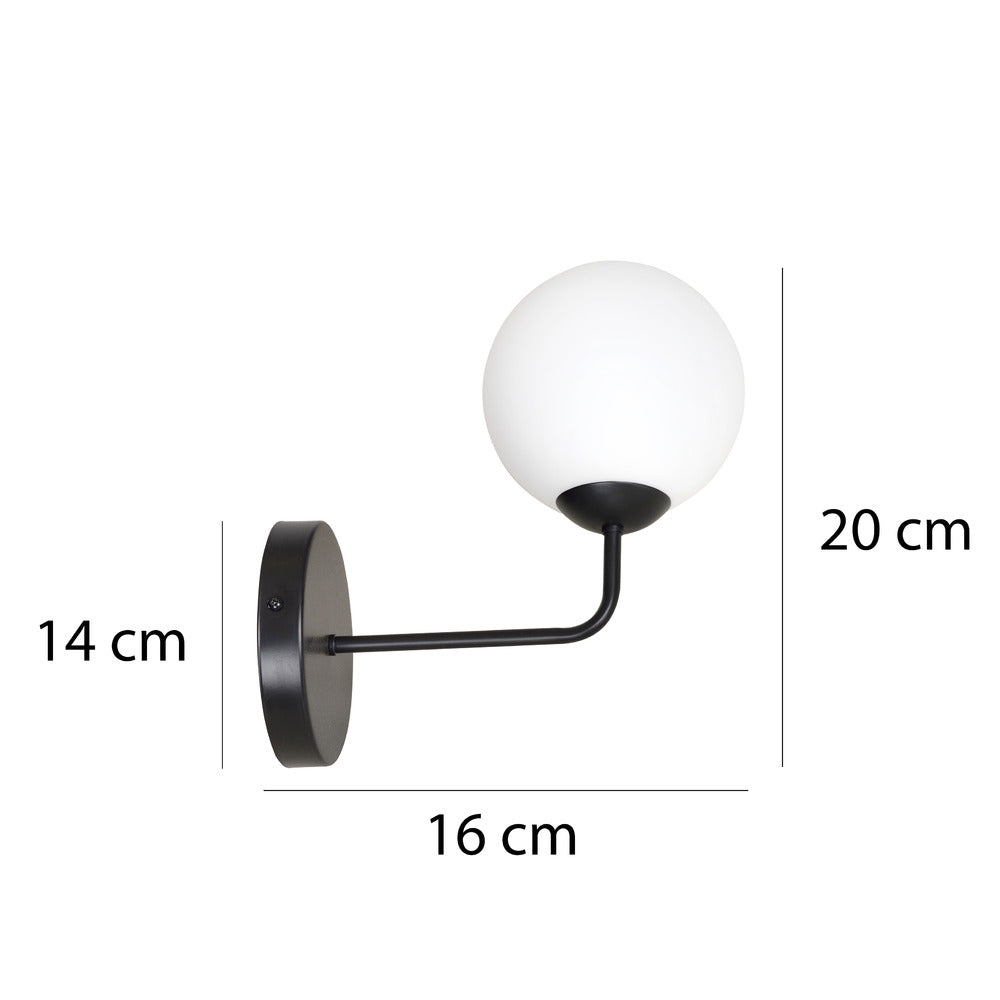 Emibig Selbi 1 Wall Lamp Black/White