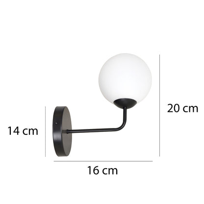 Emibig Selbi 1 Wall Lamp Black/White