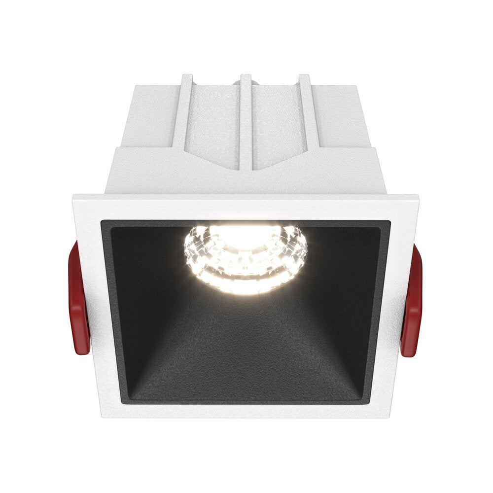 Maytoni Alfa LED Wall Light White/Black DL0430110W4KDSQWB