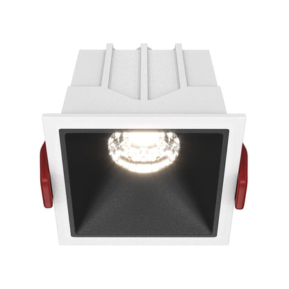 Maytoni Alfa LED Wall Light White/Black DL0430110W4KDSQWB
