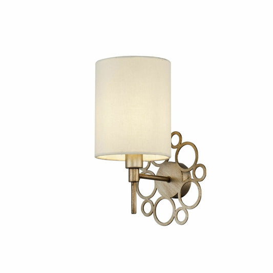 Maytoni Anna Wall Lamp Gold/Beige 1 Bulb