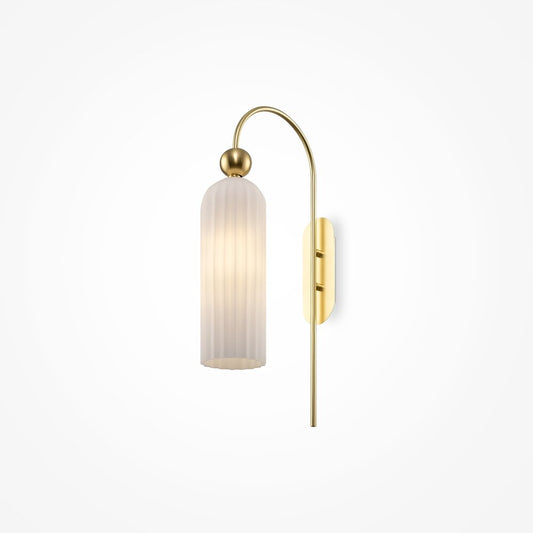 Maytoni Antic Gold/White Wall Light 1 Bulb