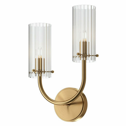 Maytoni Arco Brass Wall Lamp 2 Bulbs MOD223WL02BS