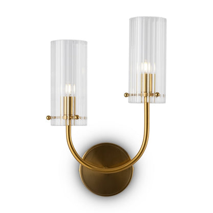 Maytoni Arco Brass Wall Lamp 2 Bulbs MOD223WL02BS1