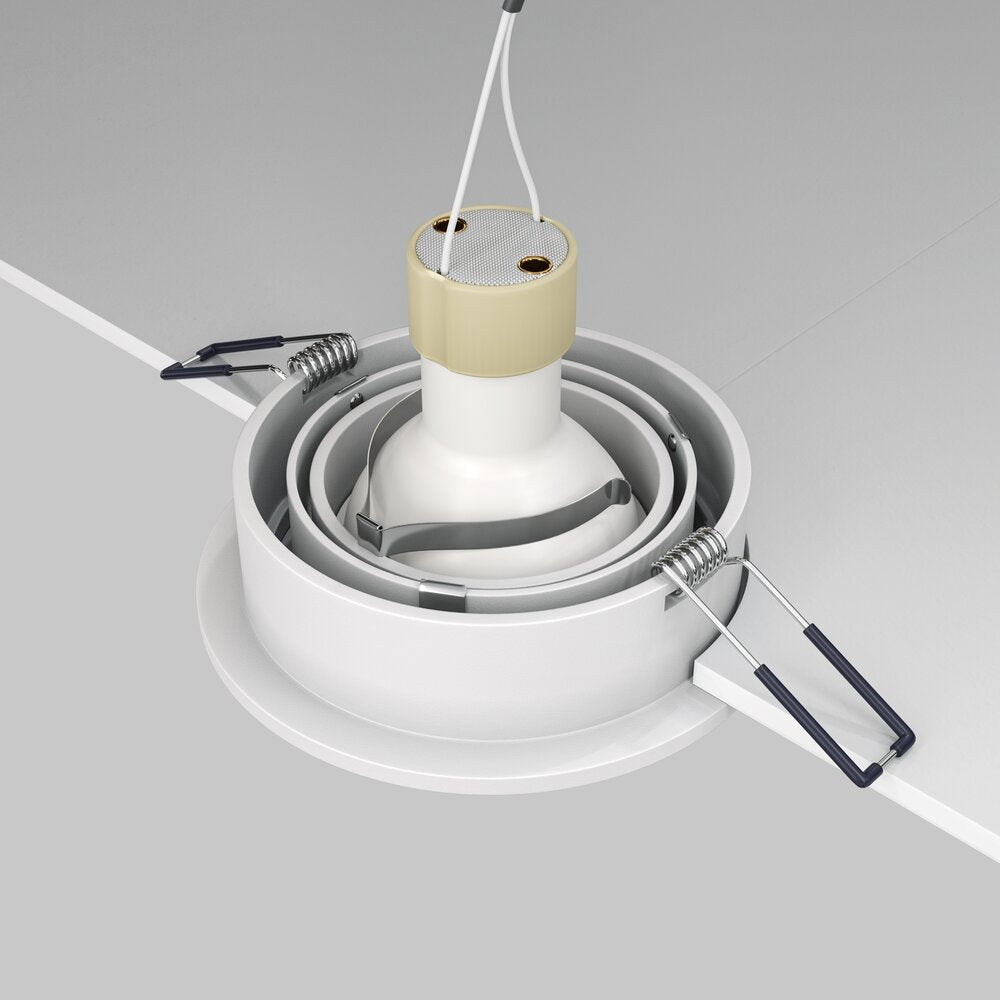 Maytoni Atom White Wall Light 1 Bulb 2.5 x 9.2 cm
