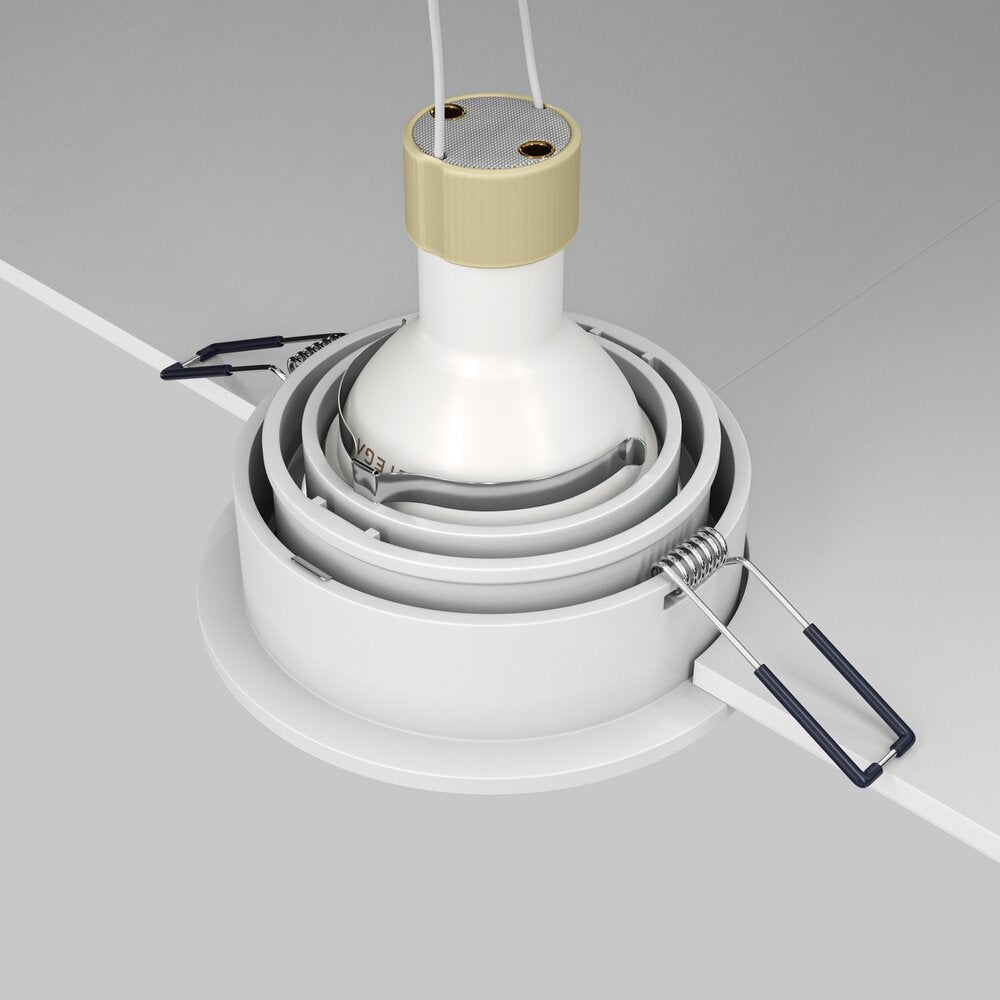 Maytoni Atom White Wall Light 1 Bulb 5.5 x 10.5 cm